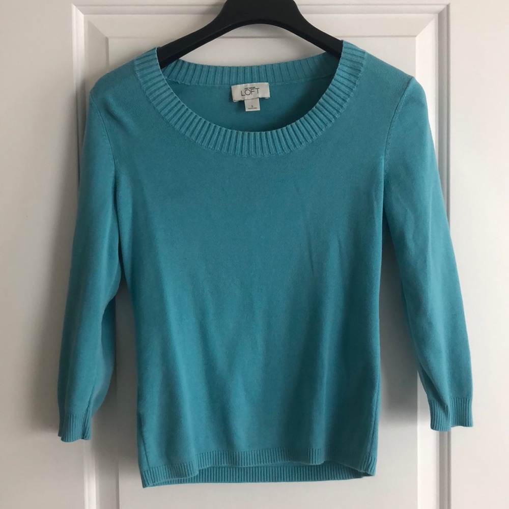 Blue/Green LOFT Sweater